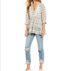 Free People Time Out Lace Tunic